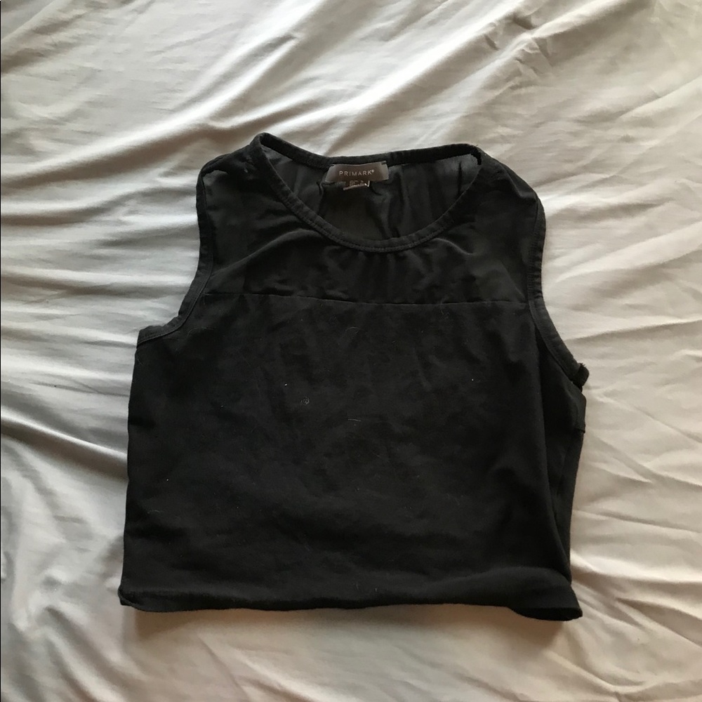 black crop top